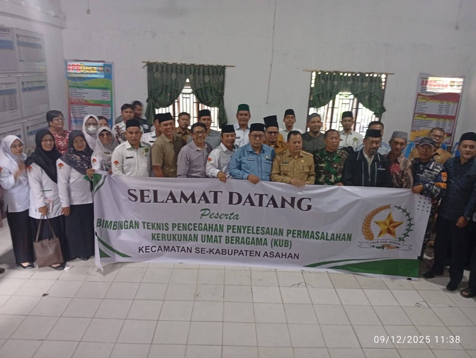 KUA Sei Kepayang Hadiri Bimtek Pencegahan dan Penyelesaian Kerukunan Umat Beragama