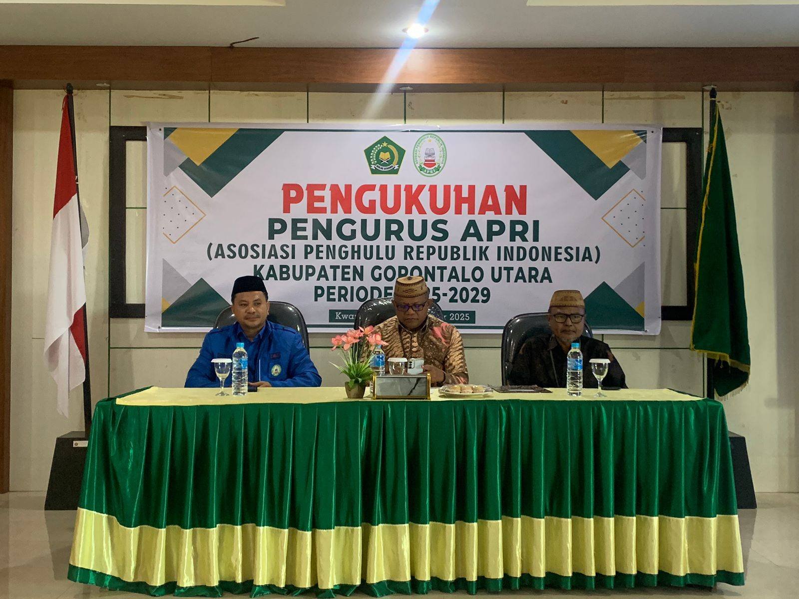 APRI Gorontalo Utara Resmi Dikukuhkan: Kehadiran Ketua APRI Provinsi Perkuat Sinergi dan Profesionalisme Penghulu