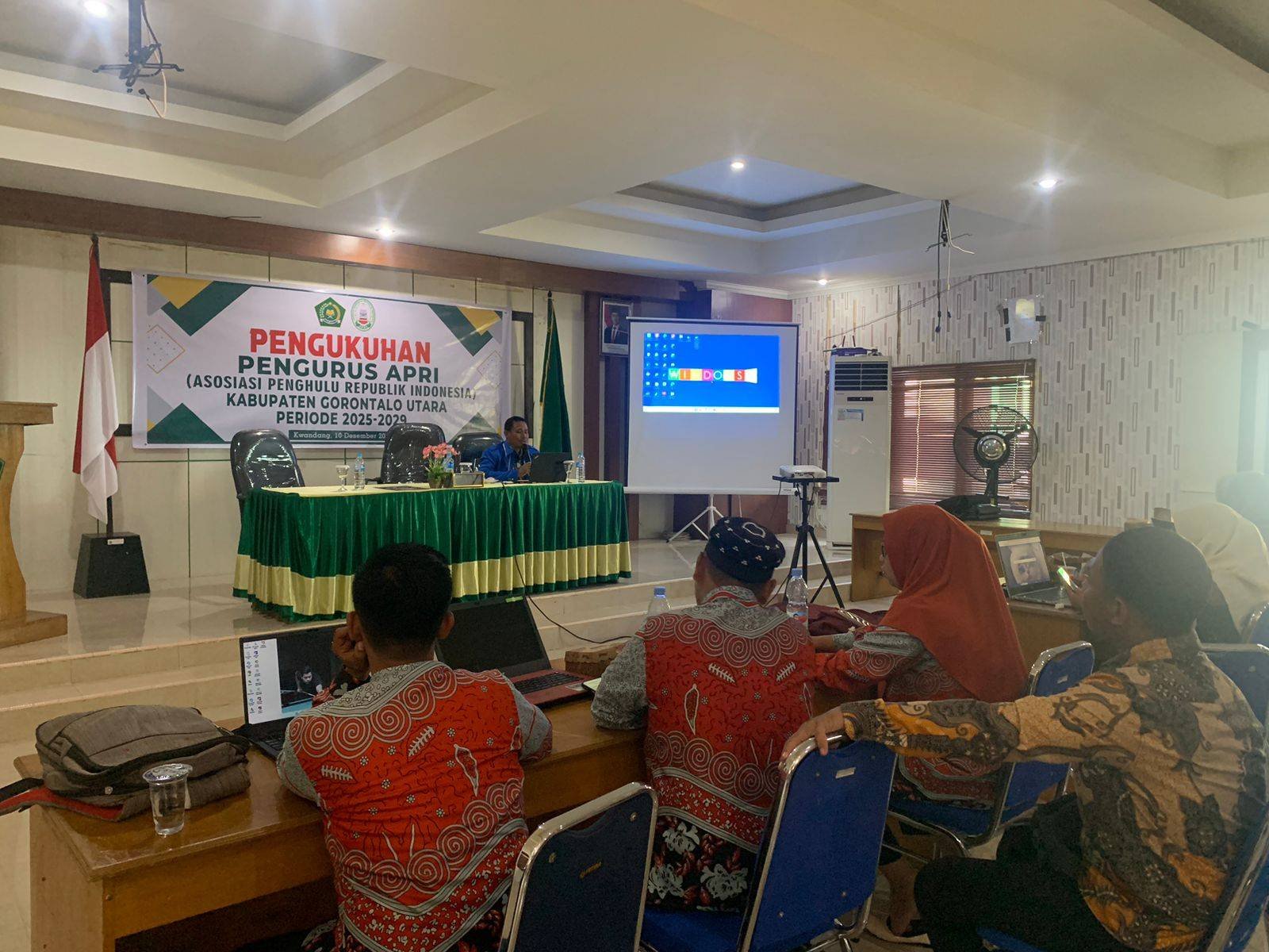 APRI Gorontalo Gelar Pelatihan Penggunaan Aplikasi PTSP KUA untuk Operator KUA se-Kabupaten Gorontalo Utara