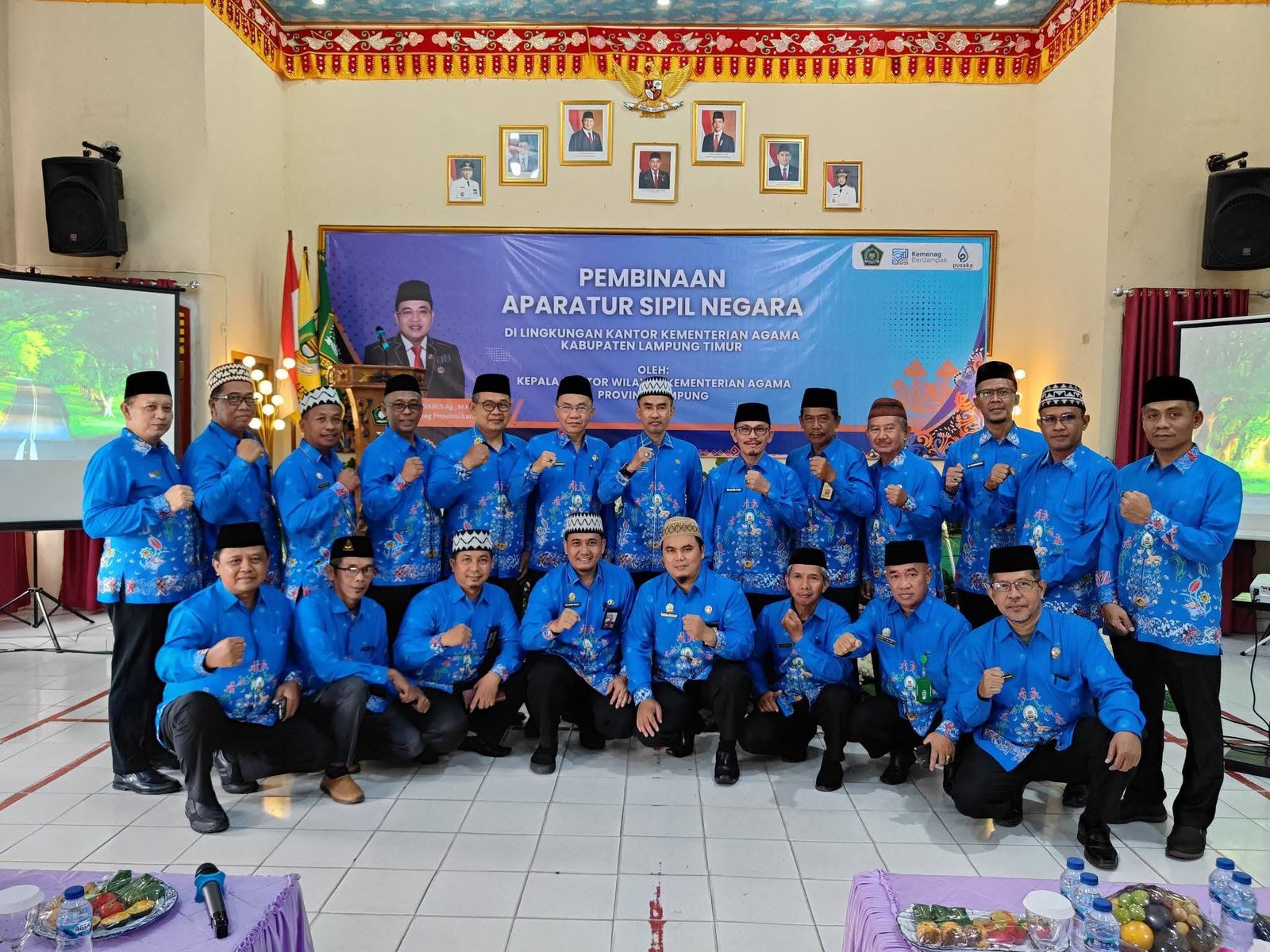 Kepala KUA Metro Kibang Hadiri Pembinaan ASN