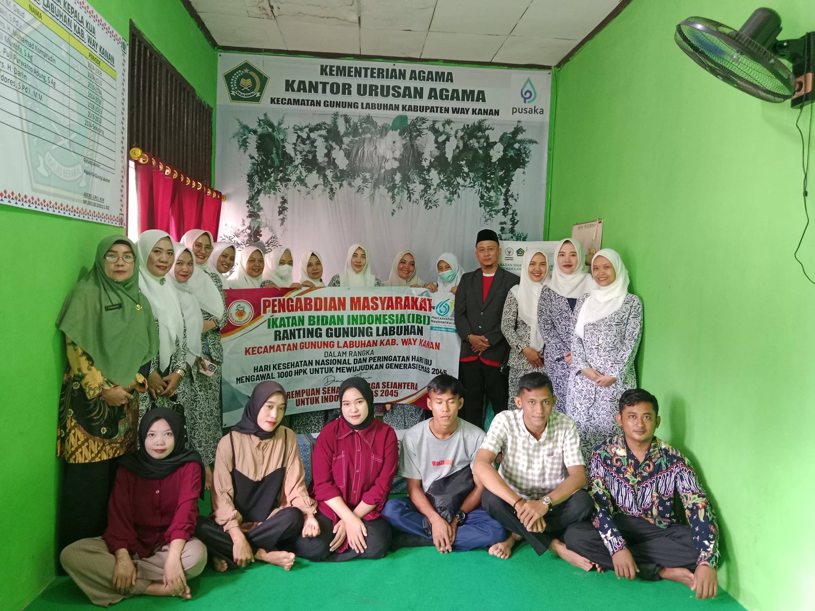 Kolaborasi KUA Gunung Labuhan dan IBI Tingkatkan Kesehatan Pra Nikah Catin