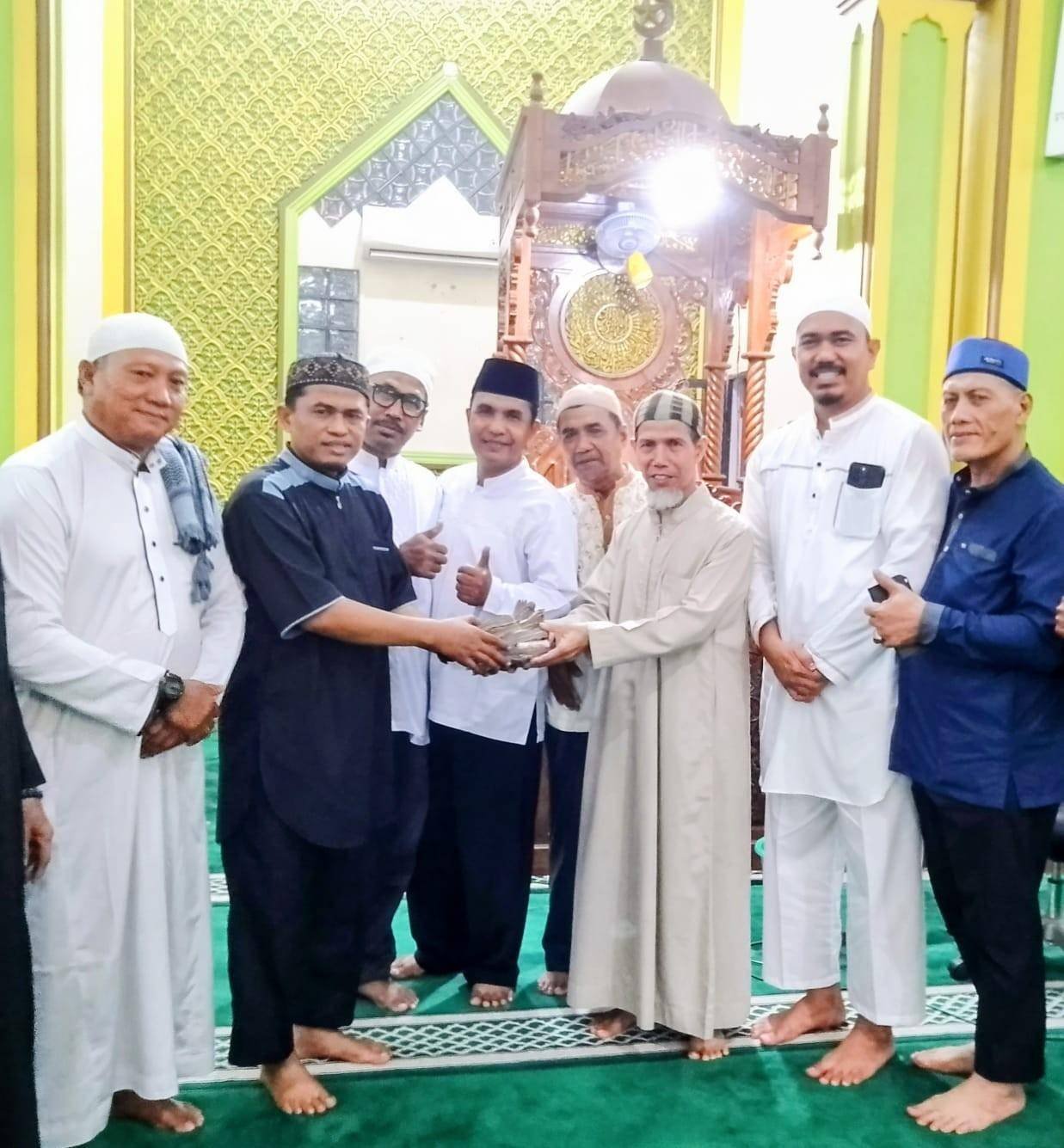 KUA Minas Apresiasi Jemaah Masjid Nurul Huda Gelar Tabligh Akbar dan Galang Donasi Penduli Korban Bencana Sumatera