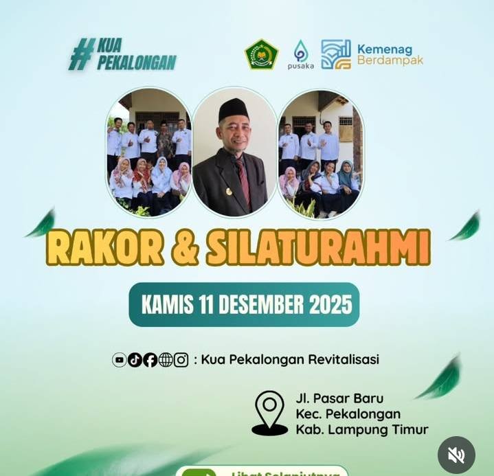 Raker dan Silaturahmi KUA Pekalongan Berlangsung Khidmat