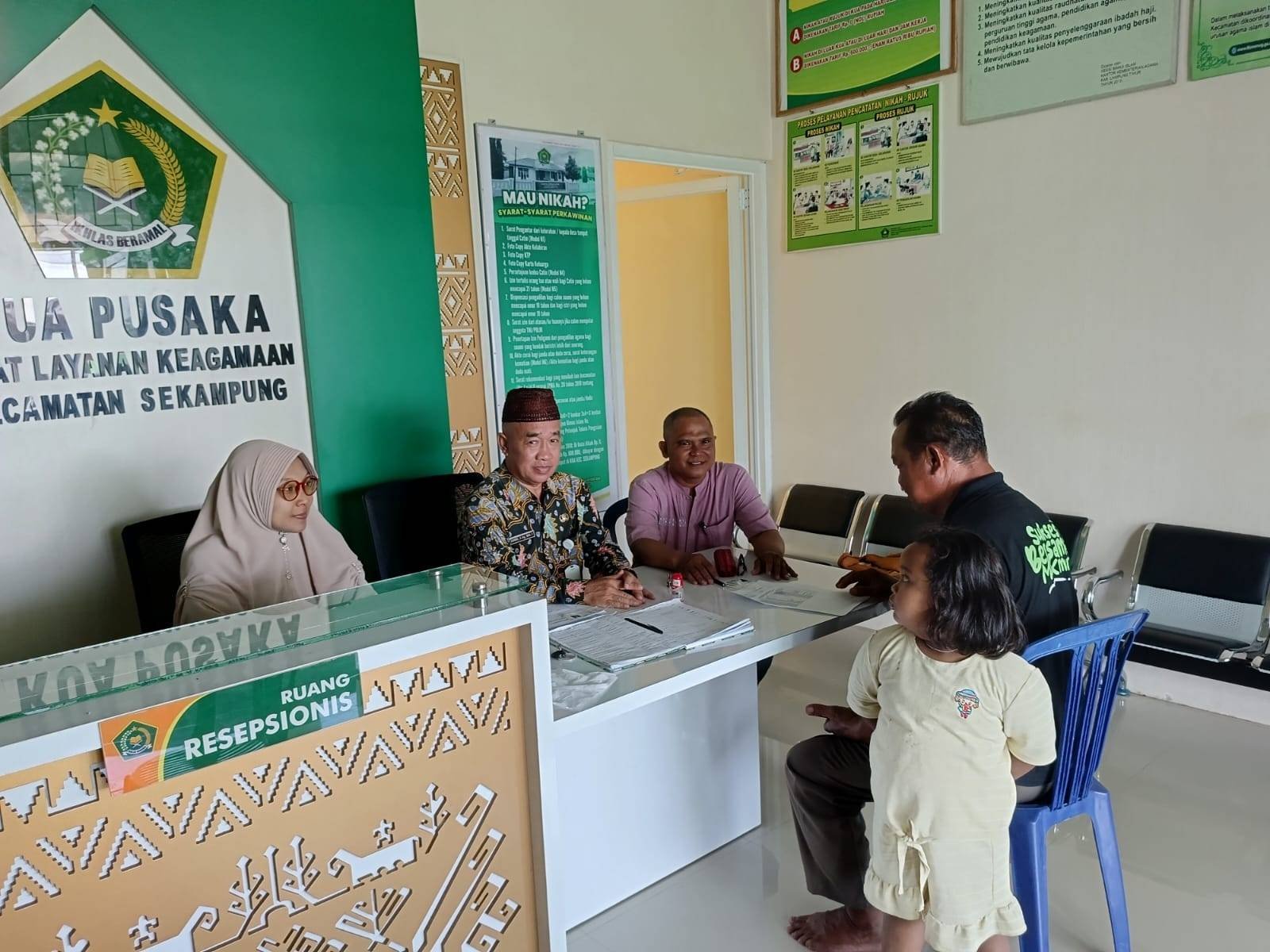KUA Sekampung Verifikasi Data Jamaah Haji