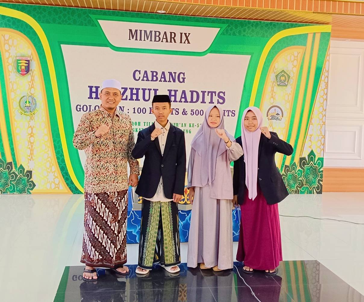 Kepala KUA Labuhan Ratu Dampingi Peserta Hifzhul Hadis MTQ ke-52 Provinsi Lampung