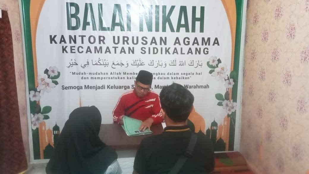 Bekal Keluarga Maslahat, KUA Sidikalang Intensifkan Pembinaan Calon Pengantin