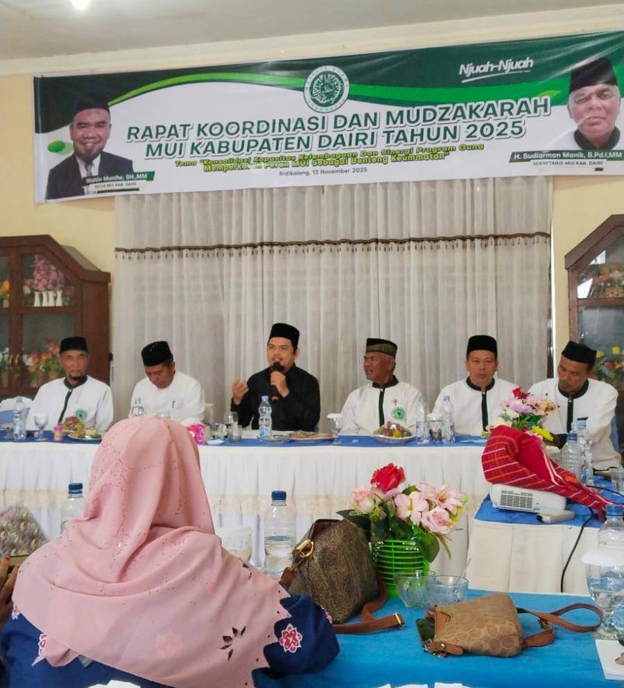 Penghulu KUA Berampu Jadi Narasumber Rapat Koordinasi dan Muzakarah MUI
