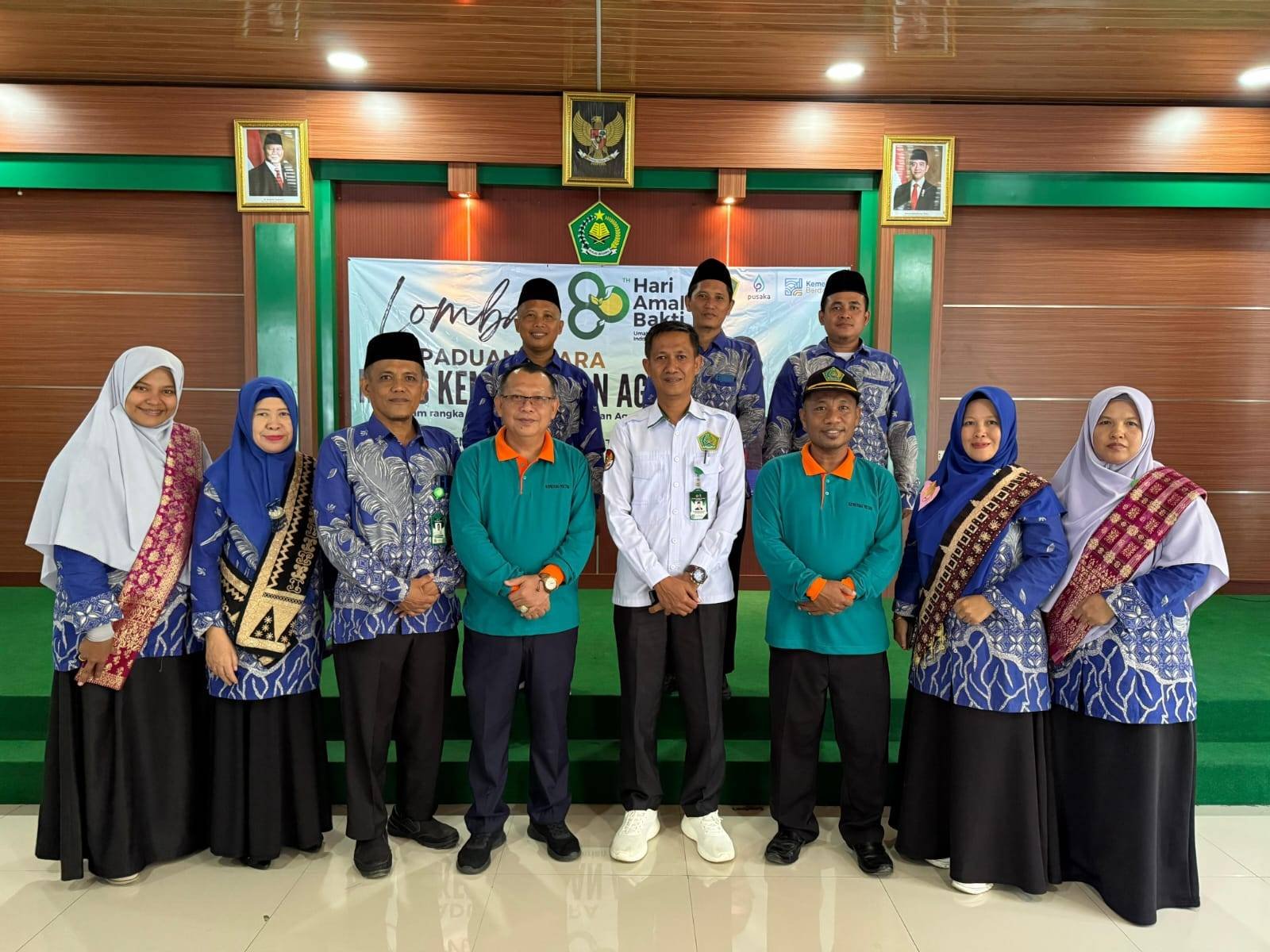KUA Metro Pusat Ikuti Lomba Paduan Suara Mars Kementerian Agama