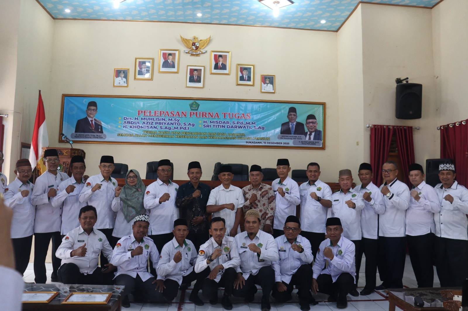 Kepala KUA Sukadana Hadiri Pelepasan ASN