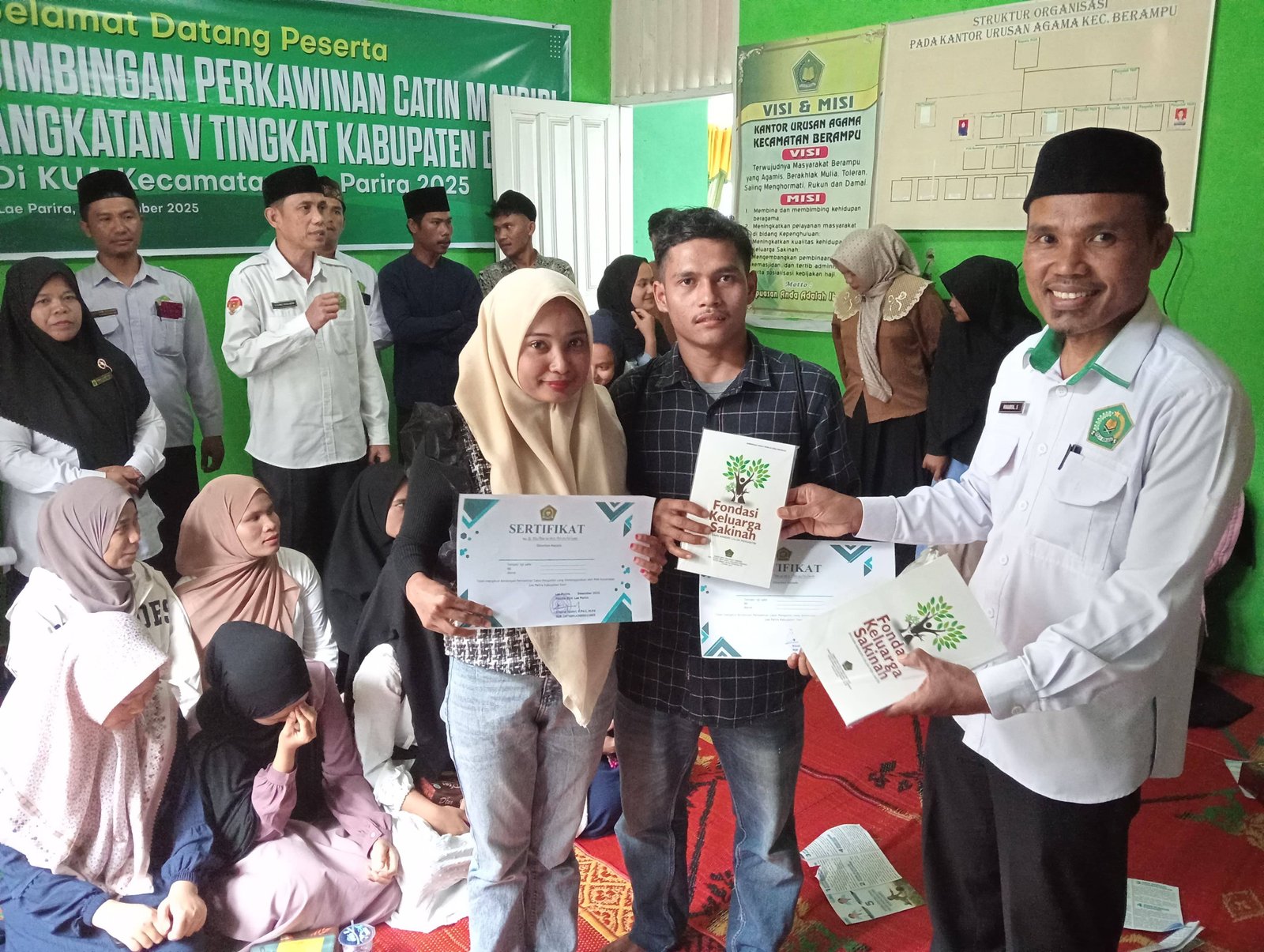 Binwin Catin Mandiri Angkatan V KUA Lae Parira : Ayah Pengukir Karakter, Pilar Utama Keluarga