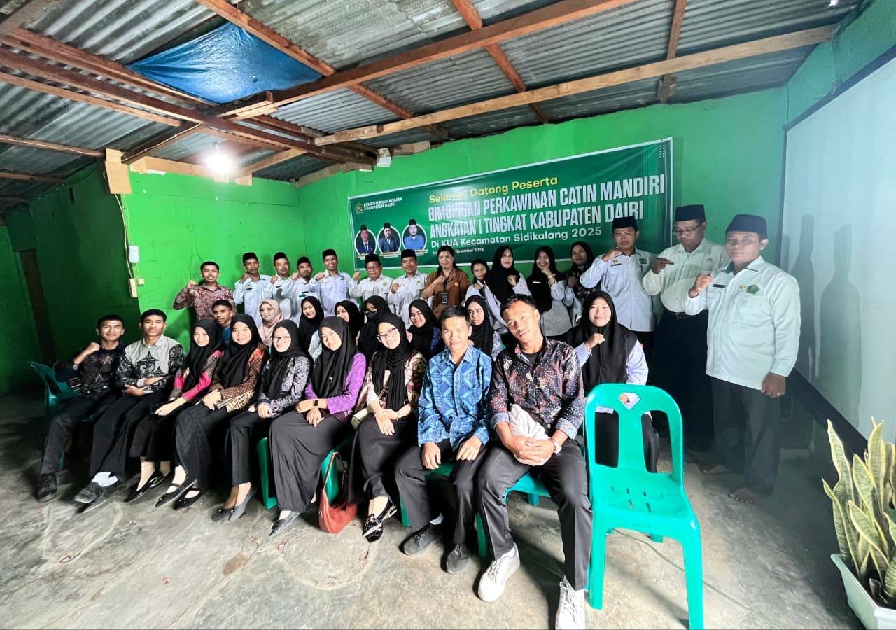 KUA Sidikalang Gelar Bimwin Catin Mandiri Angkatan I: Fokus Kesehatan dan Ketahanan Keluarga