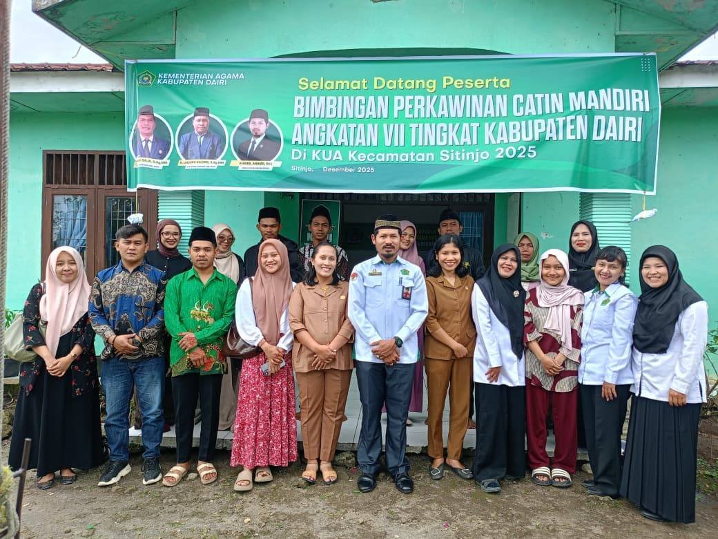 Perkuat Fondasi Rumah Tangga, KUA Sitinjo Gelar Bimbingan Perkawinan Mandiri Angkatan VII