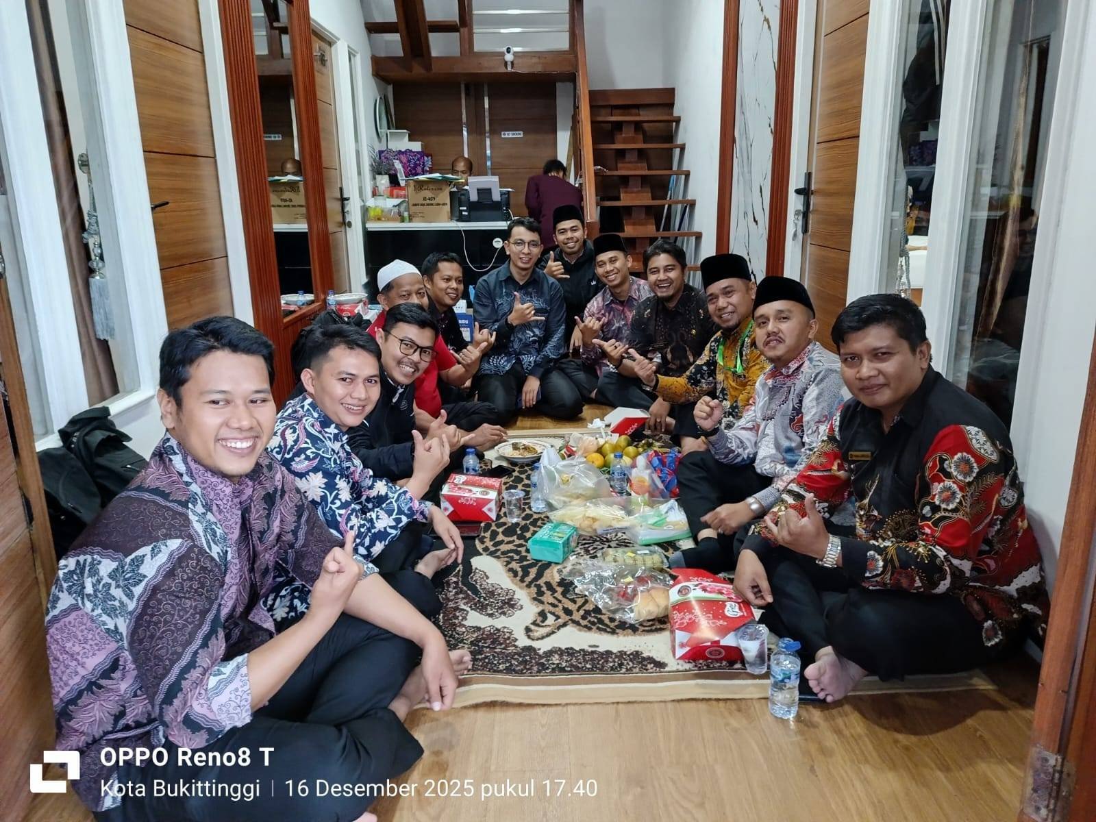 CPNS Penghulu Padang Pariaman Beri Dukungan Moril untuk Kafilah MTQ Nasional Sumbar