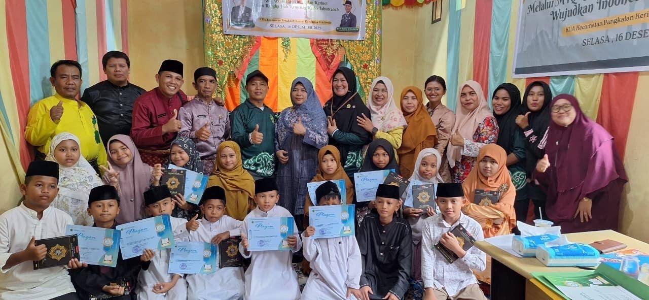 Meriahkan HAB Kemenag ke-80, KUA Kecamatan Pangkalan Kerinci Gelar MTQ II