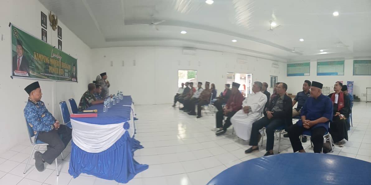KUA Pancur Batu Luncurkan Kampung Moderasi Beragama