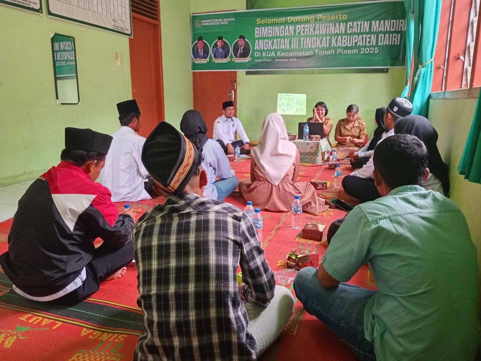 KUA Tanah Pinem Gelar Bimwin Catin Mandiri Angkatan Ke-III Tahun 2025