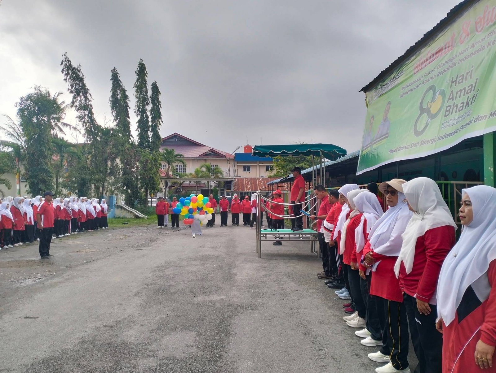 KUA Pantai Labu Turut Hadir Memeriahkan Pembukaan PORHAB Kemenag Deli Serdang 