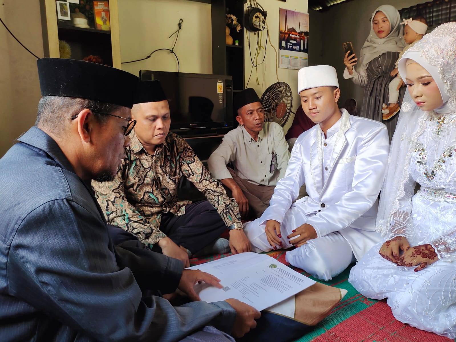 Pelaksanaan Akad Nikah, Ka KUA Silinda Tegaskan Laki-Laki adalah Pemimpin bagi Keluarga