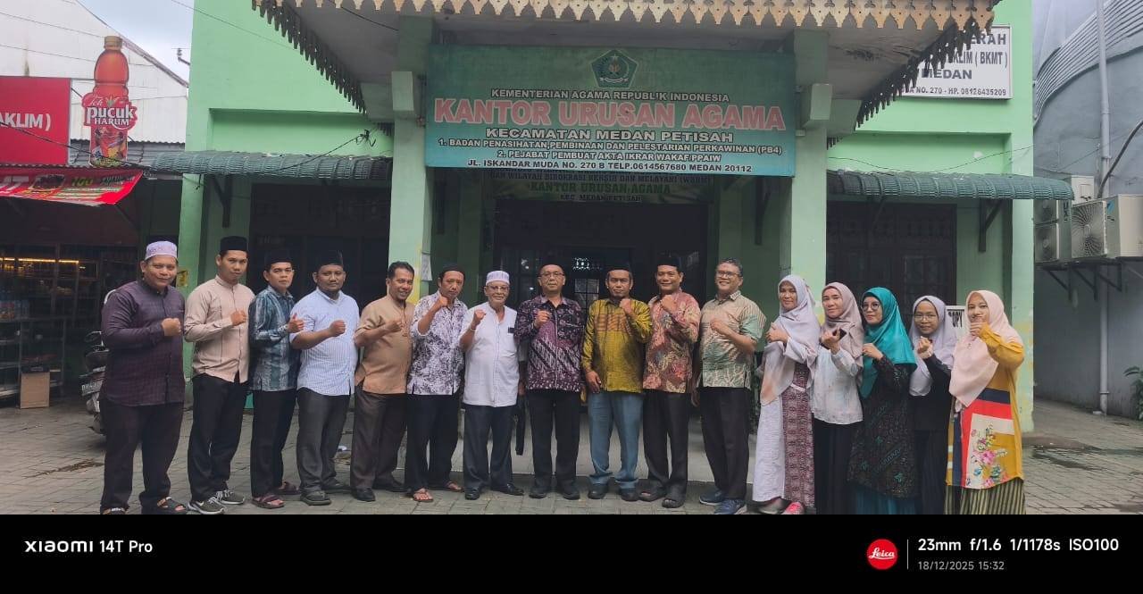 Kepala KUA Medan Petisah Bahas Peran KUA dalam Kemakmuran Masjid