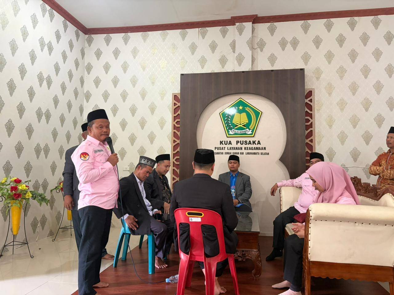 KUA Sungai Kanan Fasilitasi Pembinaan Penyuluh, Penghulu dan P3N Kemenag Labusel