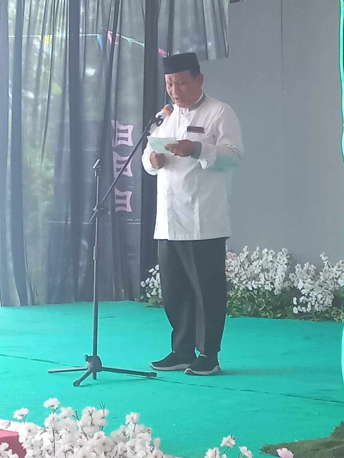 KUA Galang Hadir dan Pimpin Doa pada Pembukaan MTQ Desa Jaharun B