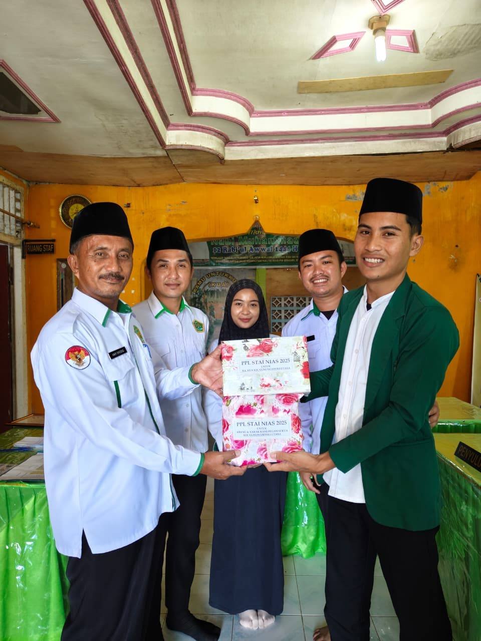 Penuh Kebersamaan, KUA Gunungsitoli Utara Lepas Mahasiswa PPL STAI Nias