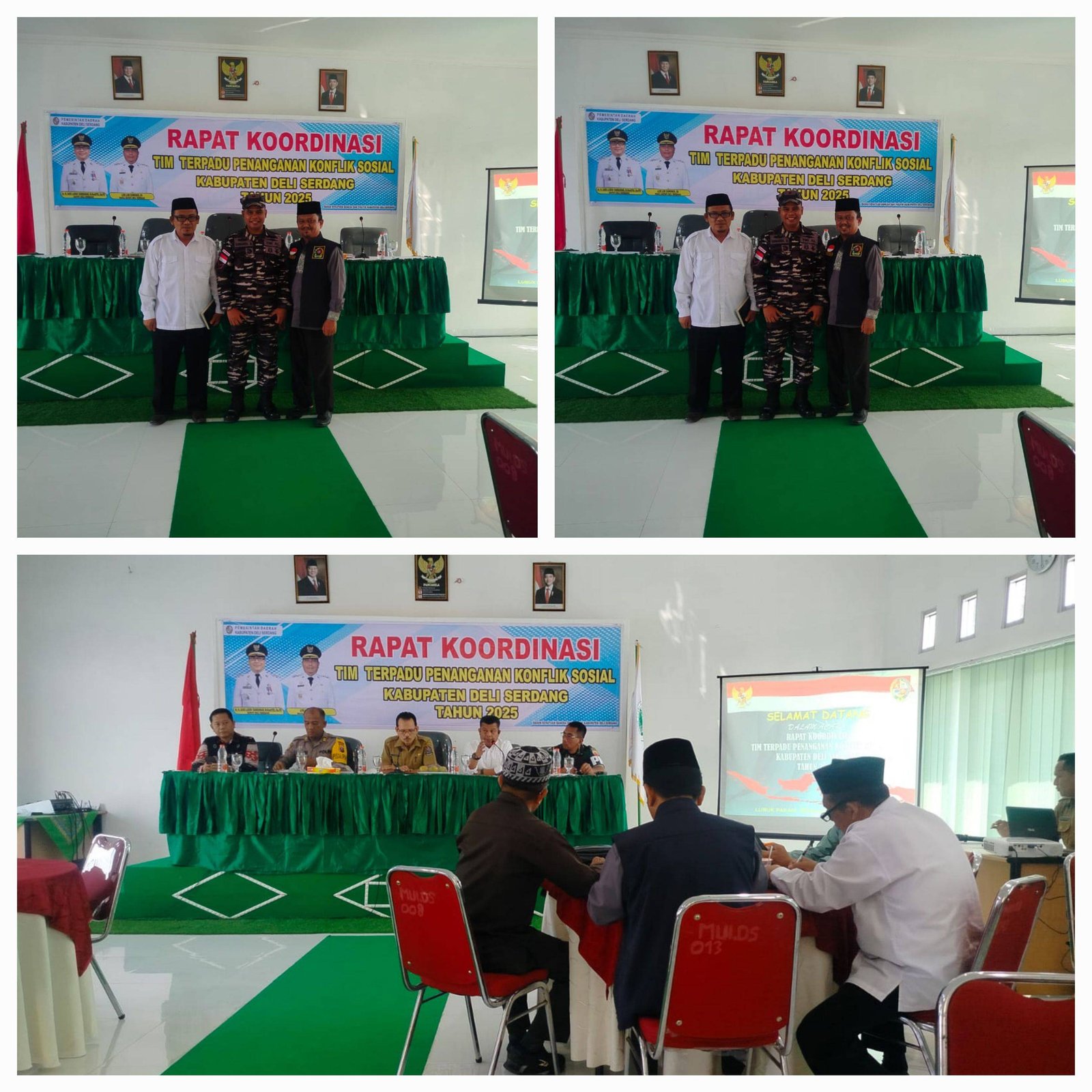 Ka KUA Lubuk Pakam Hadiri Rakor Tim Terpadu Penanganan Konflik Sosial Kabupaten Deli Serdang Tahun 2025