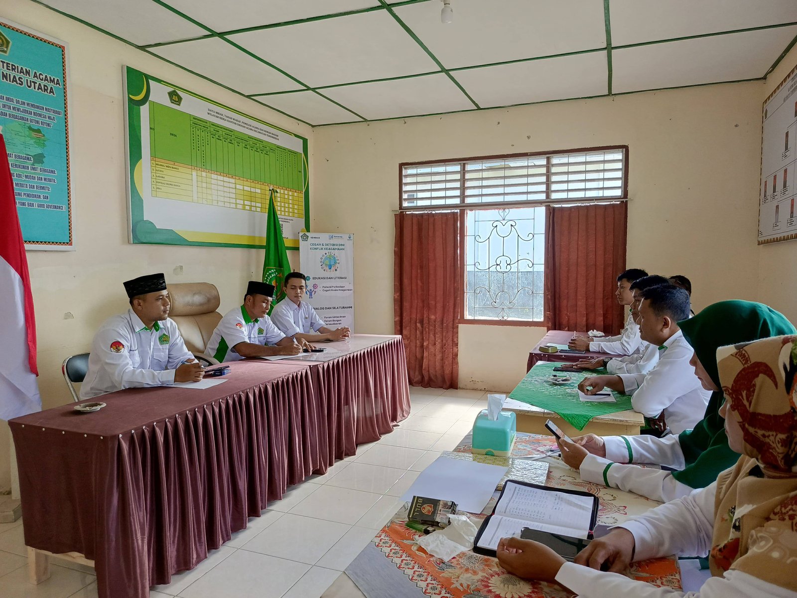 Rakor Internal KUA Tuhemberua: Evaluasi Kinerja 2025 dan Rencana Proker 2026