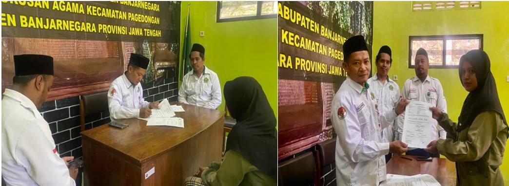 KUA Pagedongan Berikan Pendampingan Mualaf