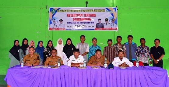 Plt. Ka. KUA Siak Kecil Ajak Warga Sungai Siput Bangun Masa Depan Anak dengan Menolak Pernikahan Usia Dini