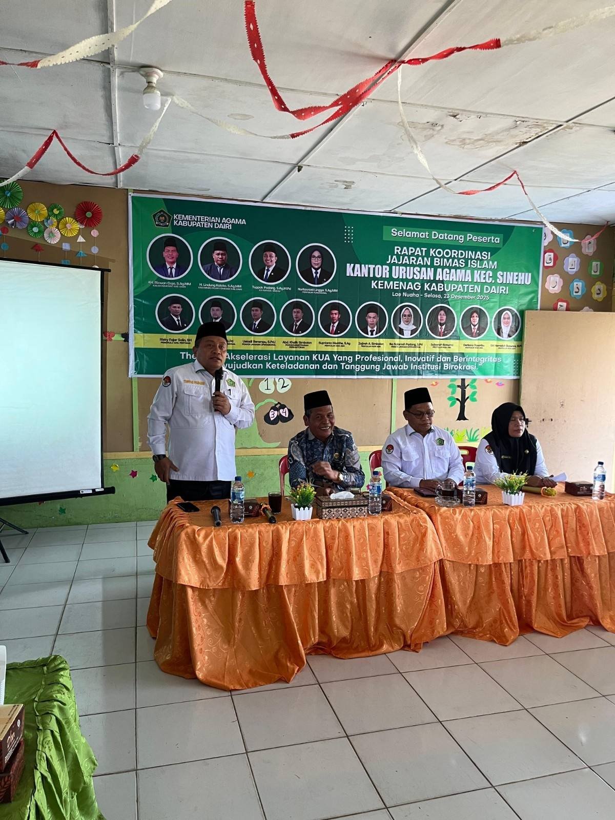 Inovatif, KUA Sinehu Paparkan Layanan Berdampak Melalui Video dalam Rakor Bimas Islam