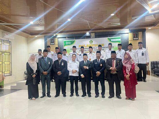 Empat Ka. KUA Kecamatan di Kabupaten Bengkalis Resmi Dilantik