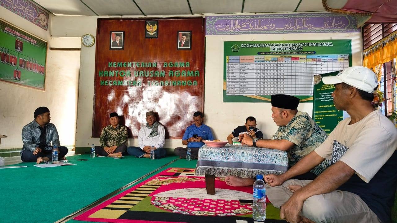 KUA Tigabinanga Rapat Evaluasi Penyaluran Donasi Tahap Ke II Ke Aceh Tenggara dan Gayo Lues