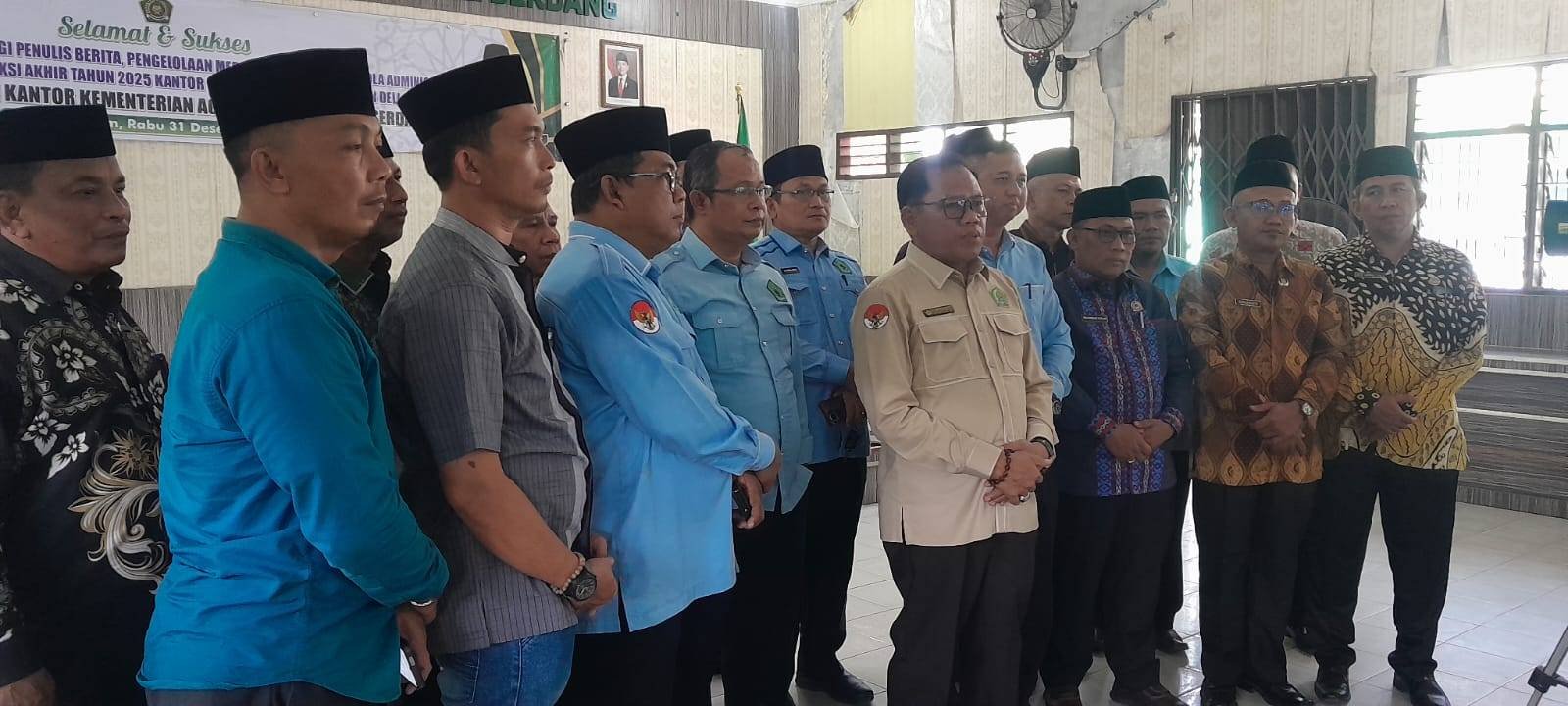 KUA Galang Hadiri Refleksi Akhir Tahun 2025 KUA Se-Kabupaten Deli Serdang dan Penyerahan Penghargaan Kinerja Terbaik