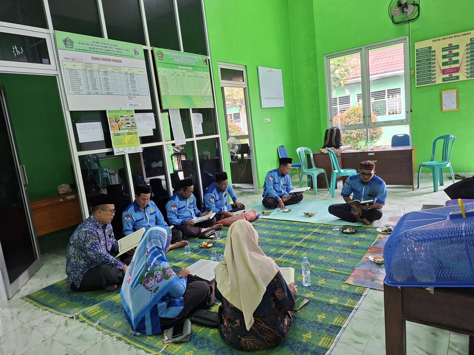 KUA Raman Utara Tutup Tahun 2025 dengan  Khotmil Quran