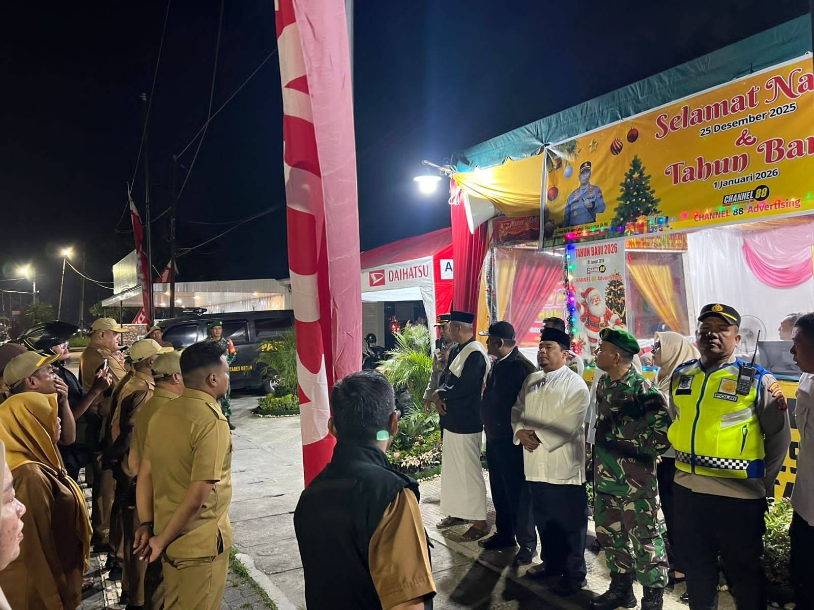 Malam Pergantian Tahun, KUA Medan Amplas Tekankan Toleransi Dalam Sambutan Apel Gabungan 