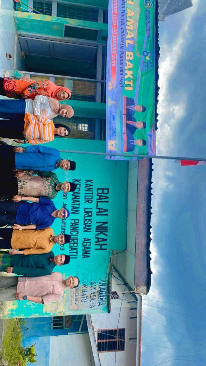 Kemenag Deli Serdang Gelar Sidak Kehadiran ASN Pasca Libur Nataru di KUA Pancur Batu