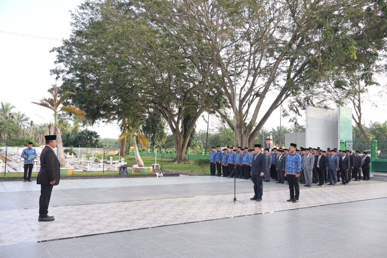Peringati HAB Kemenag RI, Kepala KUA Sei Kepayang Ikut Ziarah Makam Pahlawan di Kisaran