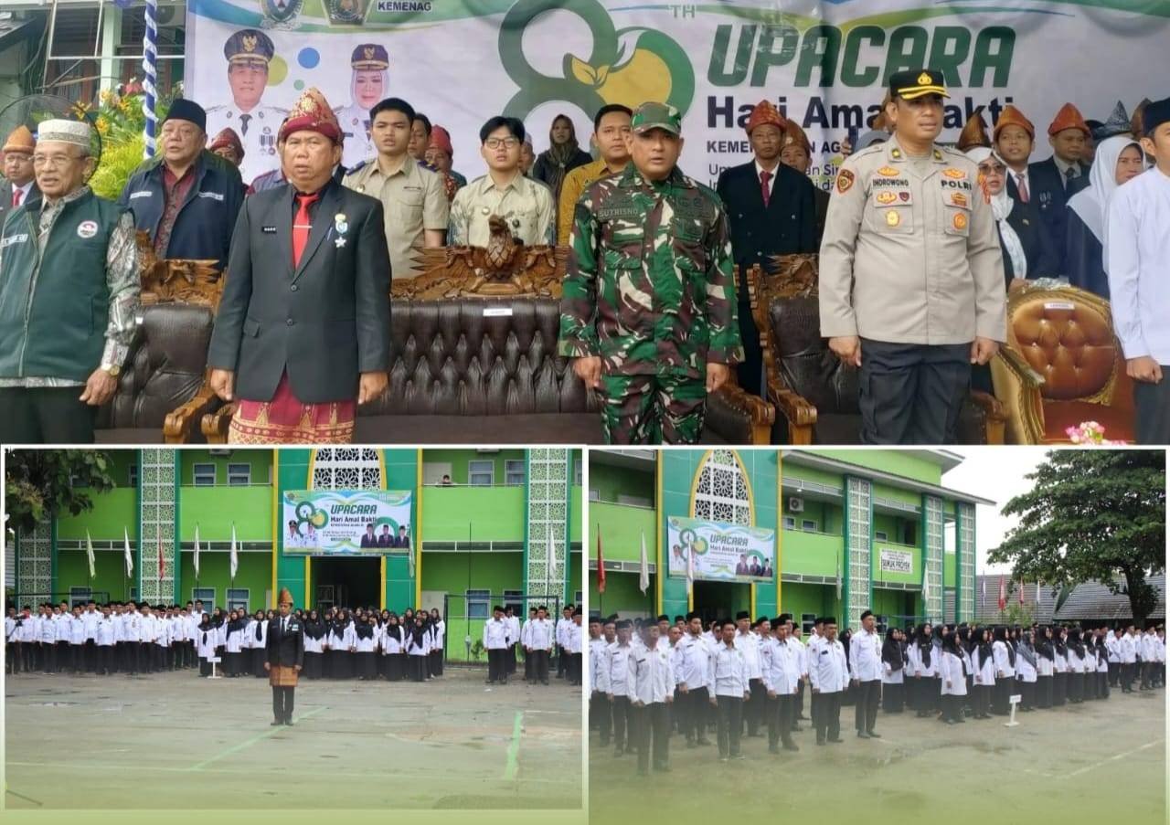 ASN KUA Benakat Mengikuti Upacara HAB Ke-80