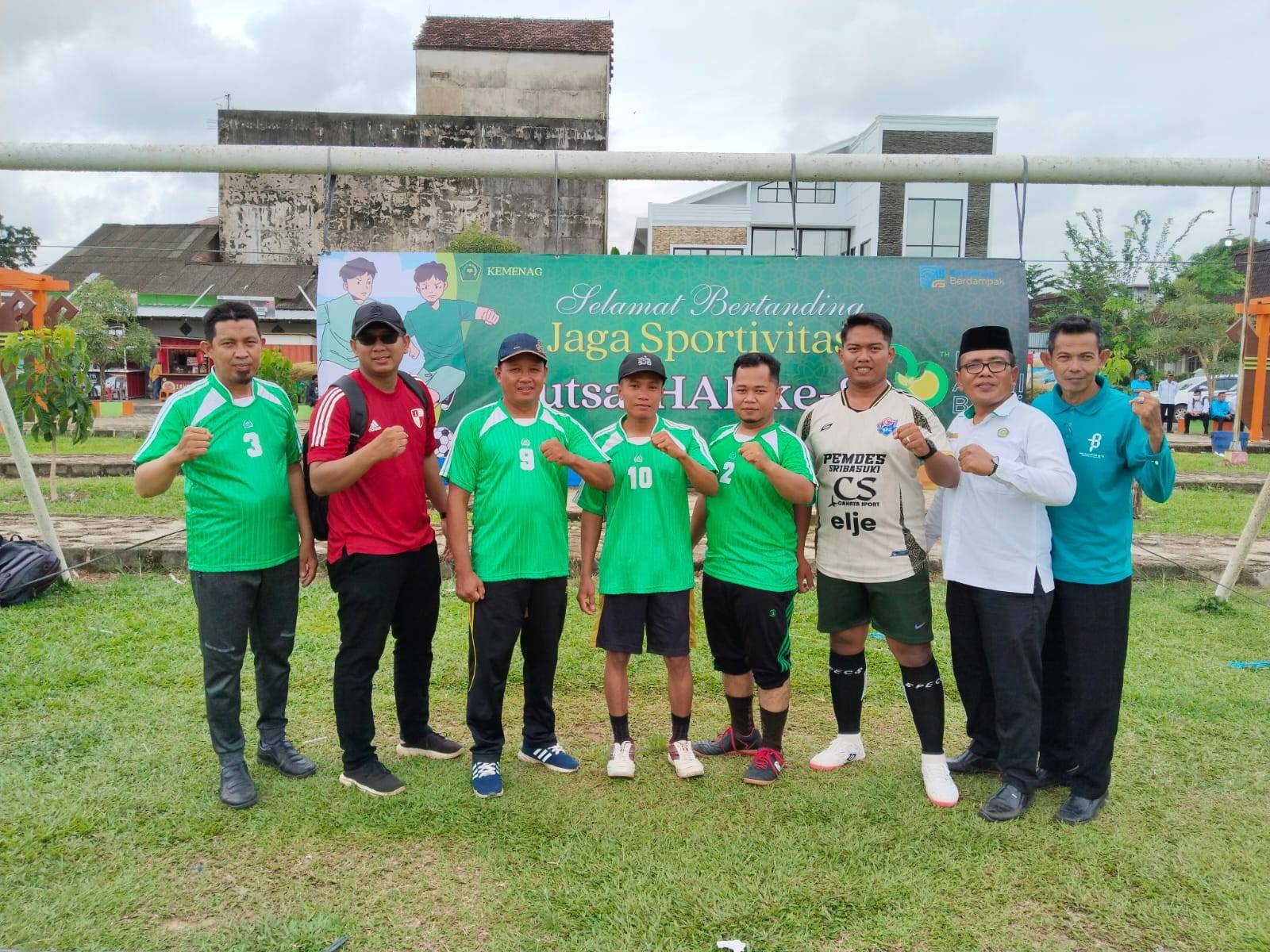KUA Sekampung Udik Semarakkan HAB ke 80 Ramaikan Pertandingan Futsal 