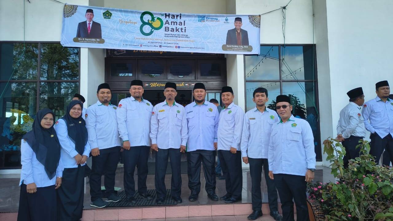Kemeriahan HAB Kemenag ke-80, KUA Tigabinanga Hadiri Upacara Bersama Seluruh ASN Kabupaten Karo 