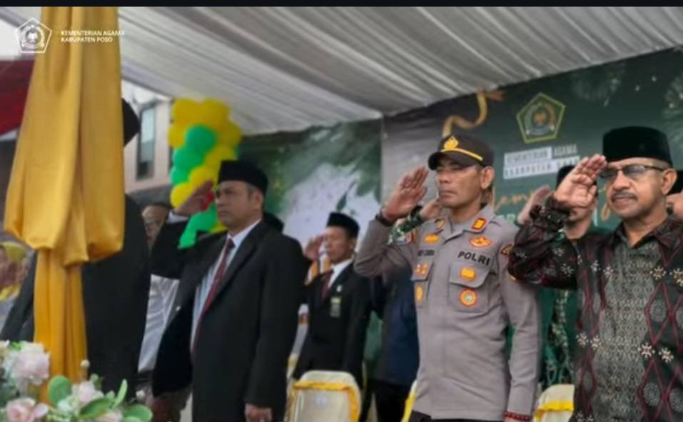 Asosiasi Penghulu Republik Indonesia  (APRI) Poso Menghadiri Upacara HAB Kemenag Ke 80 Di Kantor Kemenag  Poso