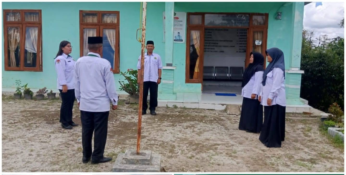 Awali Tahun 2026, Jajaran KUA Parbuluan Gelar Apel Perdana