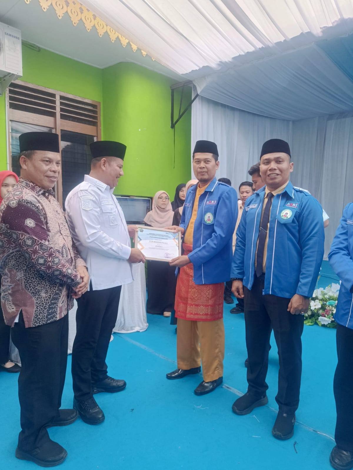 Ka KUA Bandar Pulau Hadiri Tasyakuran HAB ke-80 Kemenag Asahan, Juara 1 Kantor Ideal Berbasis Ekoteologi