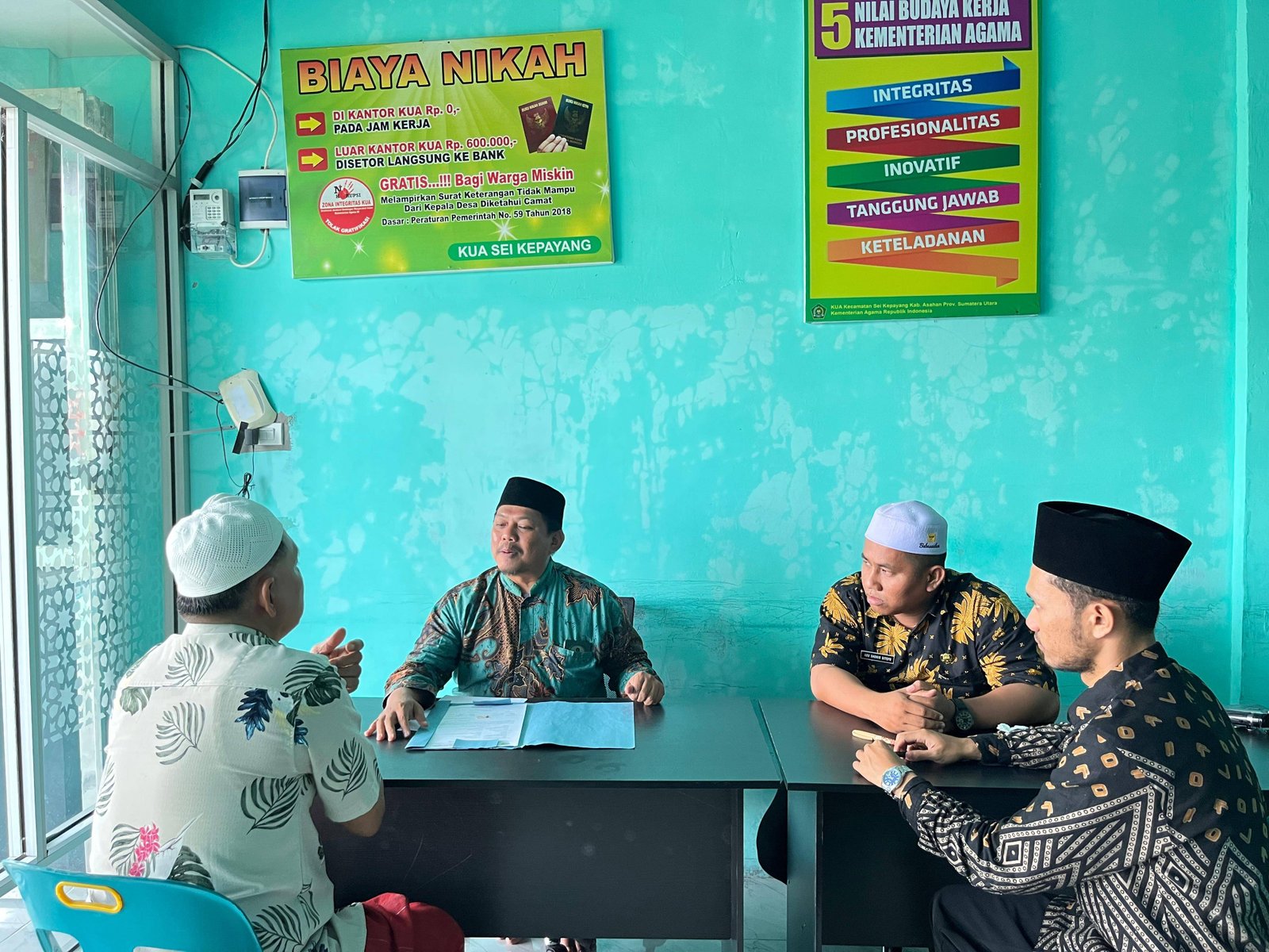 KUA Sei Kepayang Fasilitasi Warga Laksanakan Taukil Wali bil Kitabah