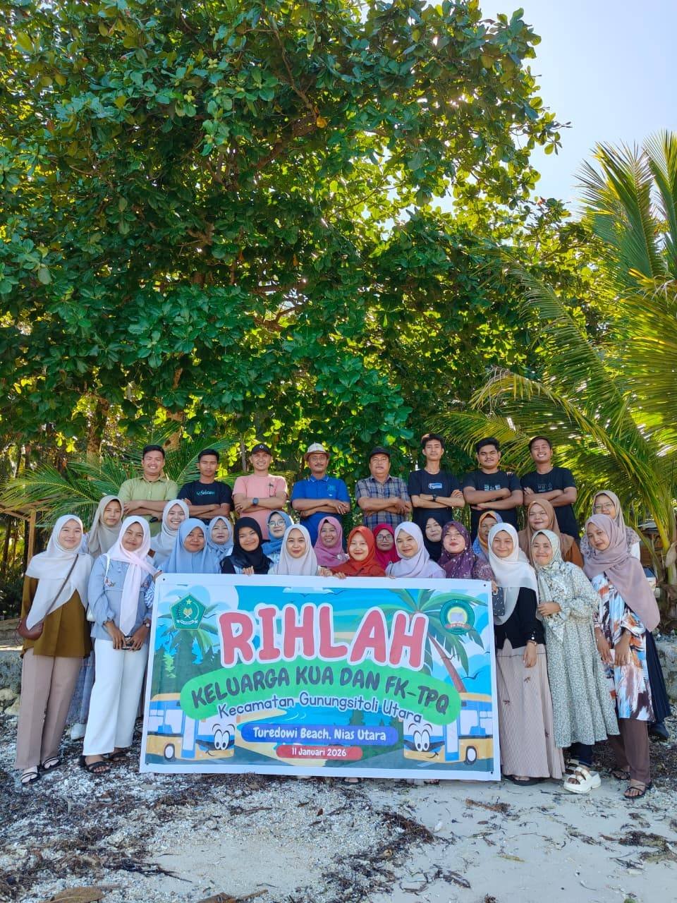KUA Gunungsitoli Utara dan FK TPQ Perkuat Silaturahmi Lewat Rihlah Tahunan