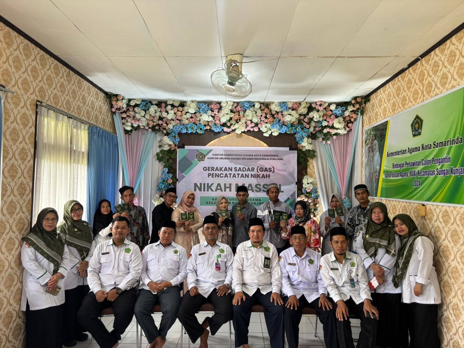 PC APRI Kota Samarinda Dukung Pelaksanaan Gerakan Aksi Sadar (GAS) Pencatatan Nikah di KUA Sungai Kunjang