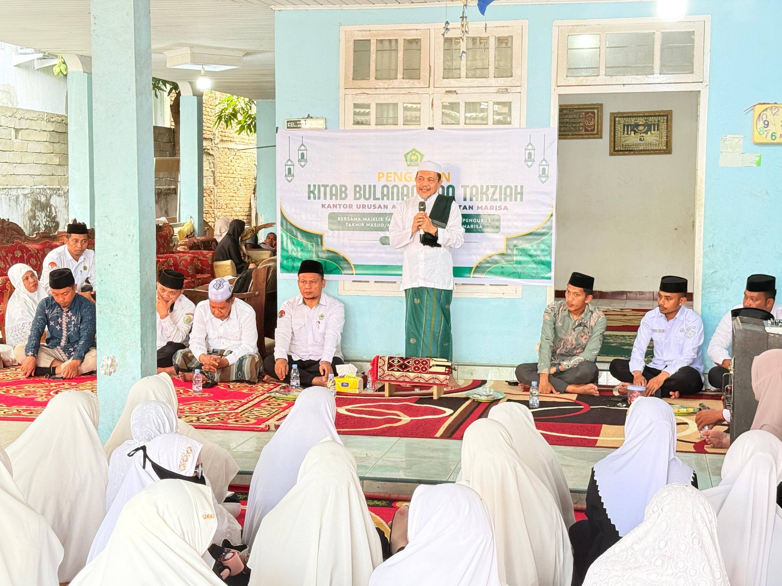 Pererat Silaturahmi , KUA Marisa Gelar Pengajian Kitab Bulanan dan Takziah.