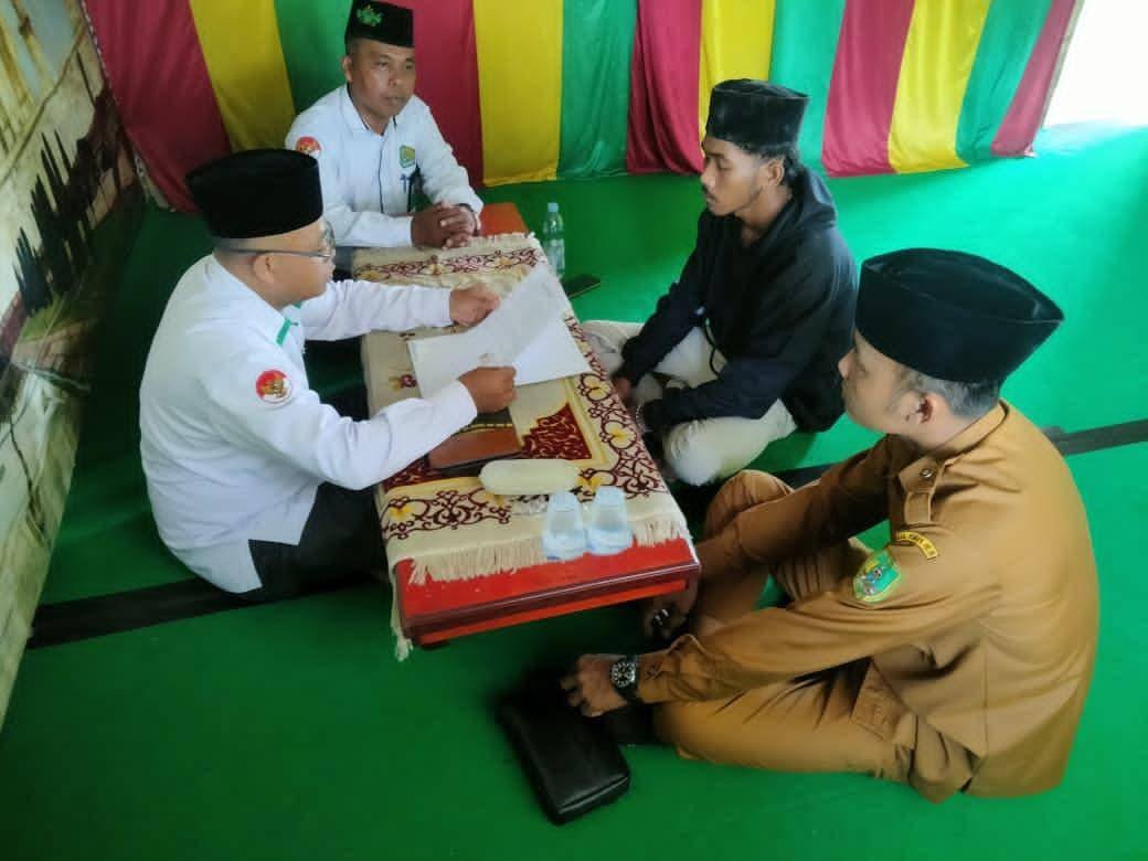 Lingga Hasudungan Pasaribu Resmi Menjadi Mualaf di KUA Tanah Putih