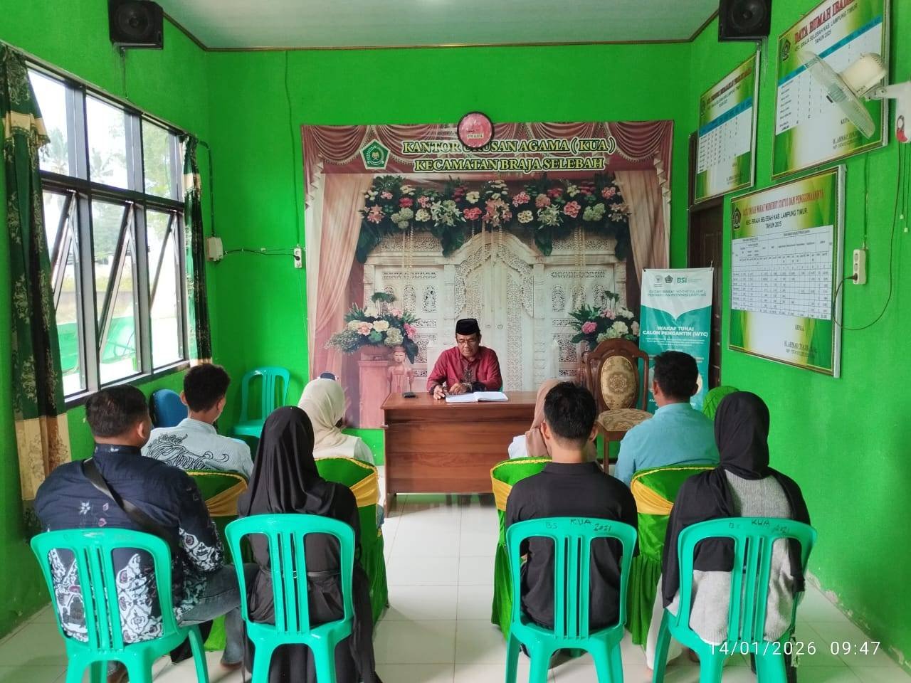 KUA Braja Selebah Gelar Bimbingan Perkawinan Mandiri